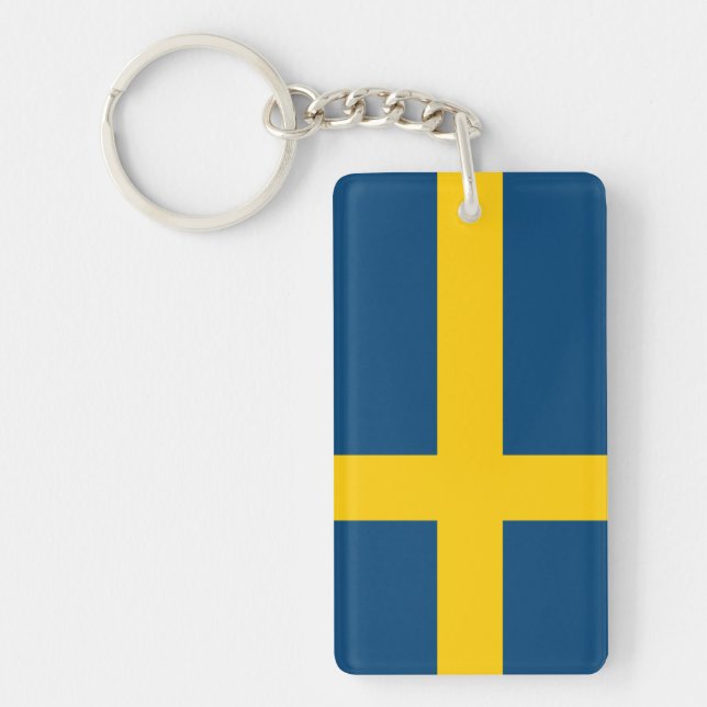 Flag of Sweden Keychain (Front)