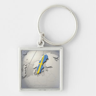 Flag of Sweden Keychain