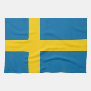 Flag of Sweden Kitchen Towel