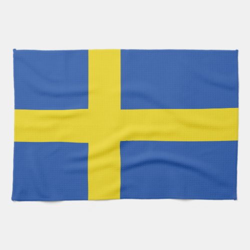 Flag of Sweden Kitchen Towel