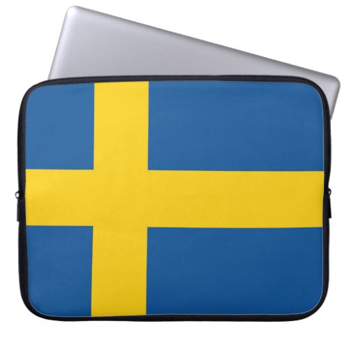 Flag of Sweden Laptop Sleeve