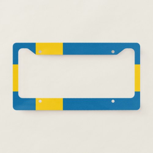 Flag of Sweden  License Plate Frame