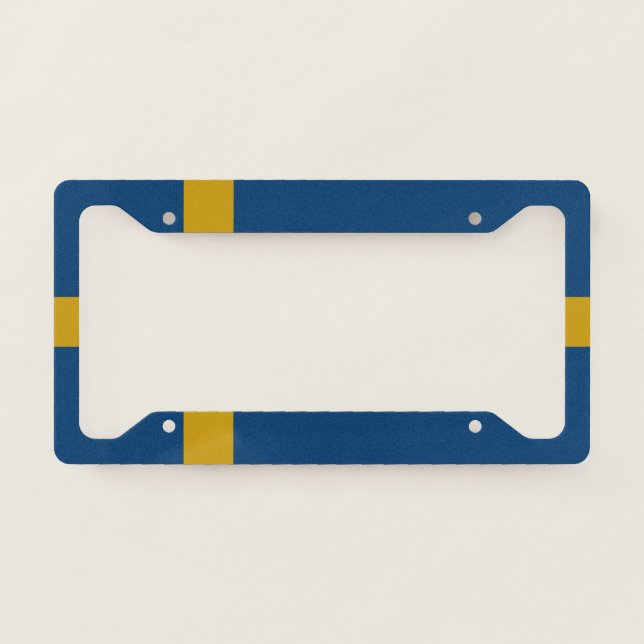 Flag of Sweden License Plate Frame (Front)