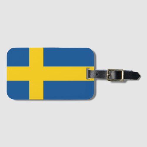 Flag of Sweden Luggage Tag