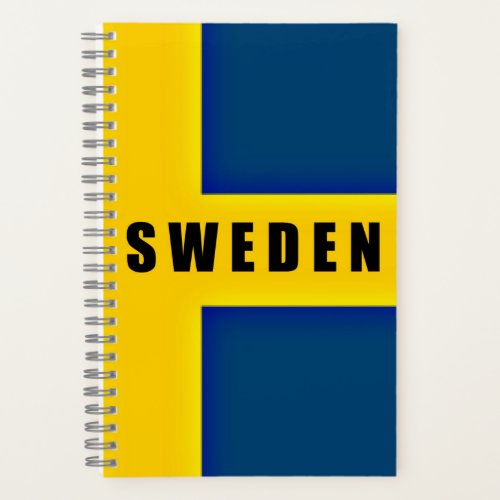 Flag of Sweden Notebook