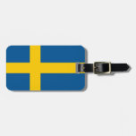 Flag Of Sweden Personalized Luggage Tag at Zazzle