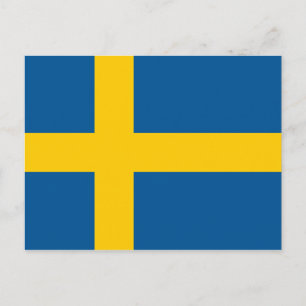 Flag of Sweden Postcard