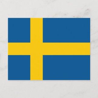 Flag of Sweden Postcard