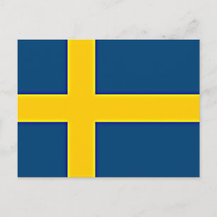Flag of Sweden Postcard
