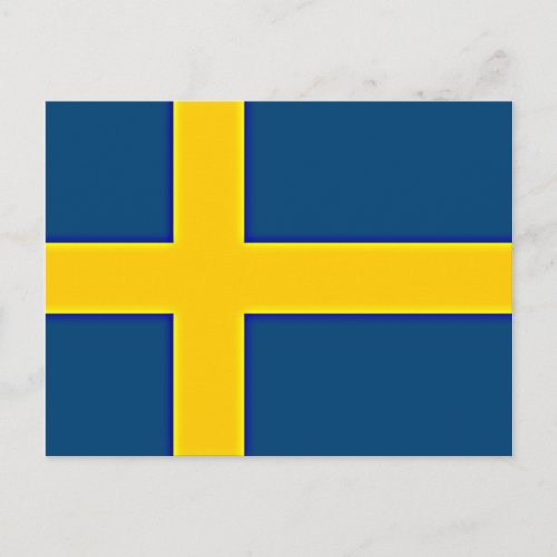 Flag of Sweden Postcard