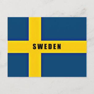 Flag of Sweden Postcard