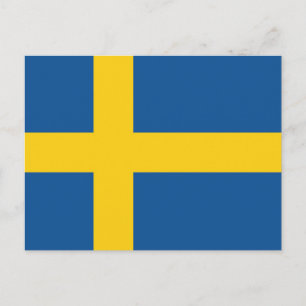 Flag of Sweden Postcard