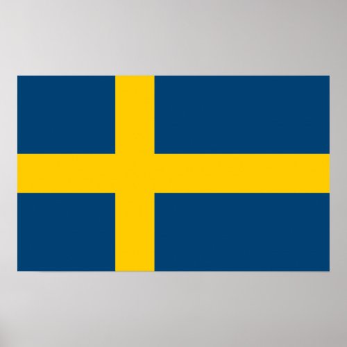Flag of Sweden Poster