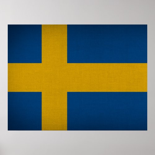 Flag of Sweden Poster