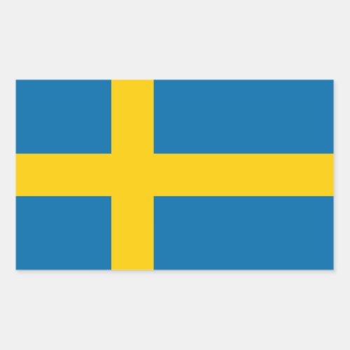 Flag of Sweden Rectangular Sticker