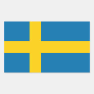 Flag of Sweden Rectangular Sticker