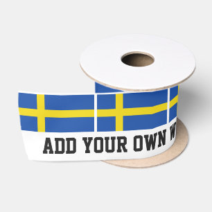 Flag of Sweden Satin Ribbon