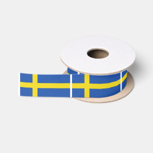 Flag of Sweden Satin Ribbon