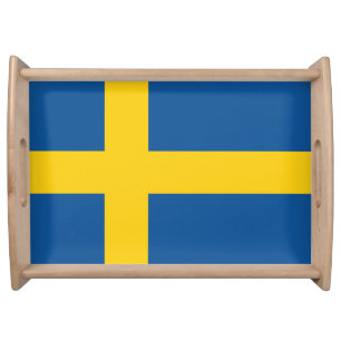 Flag of Sweden Serving Tray