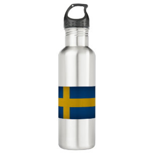 Flag of Sweden Stainless Steel Water Bottle