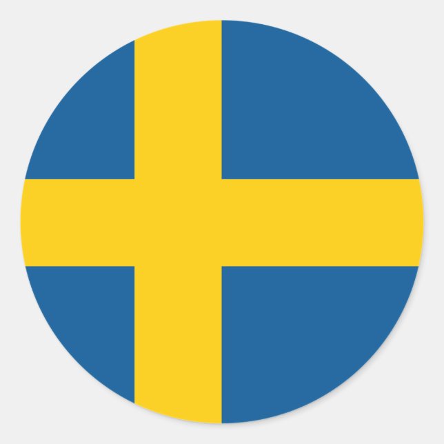 Flag of Sweden Sticker (Front)