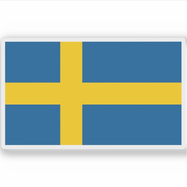 Flag of Sweden Sticker (Front)