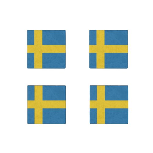 Flag of Sweden Stone Magnet