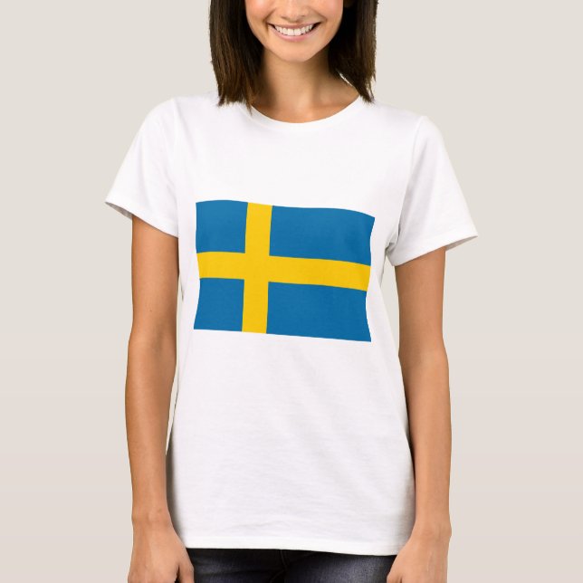 Flag of Sweden T-Shirt (Front)