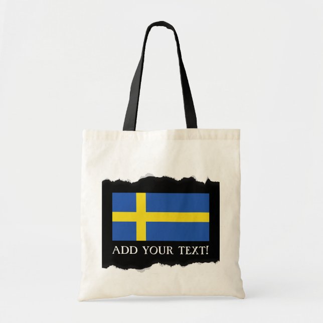 Flag of Sweden Tote Bag (Front)