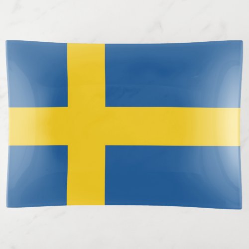 Flag of Sweden Trinket Tray
