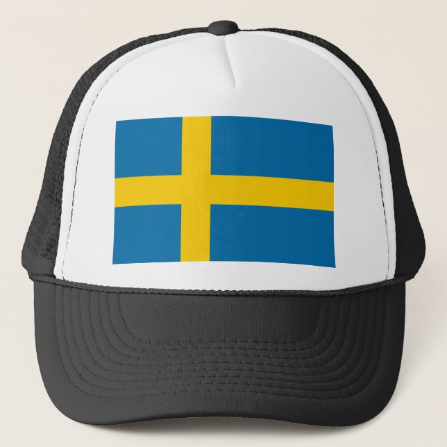 Flag of Sweden Trucker Hat (Front)
