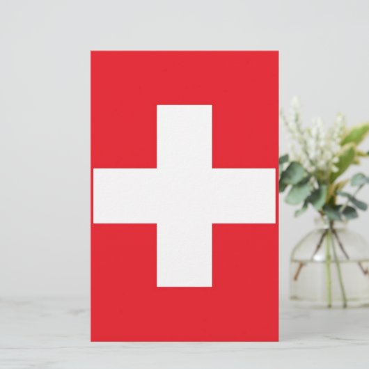 Flag of Switzerland (Standing Front)