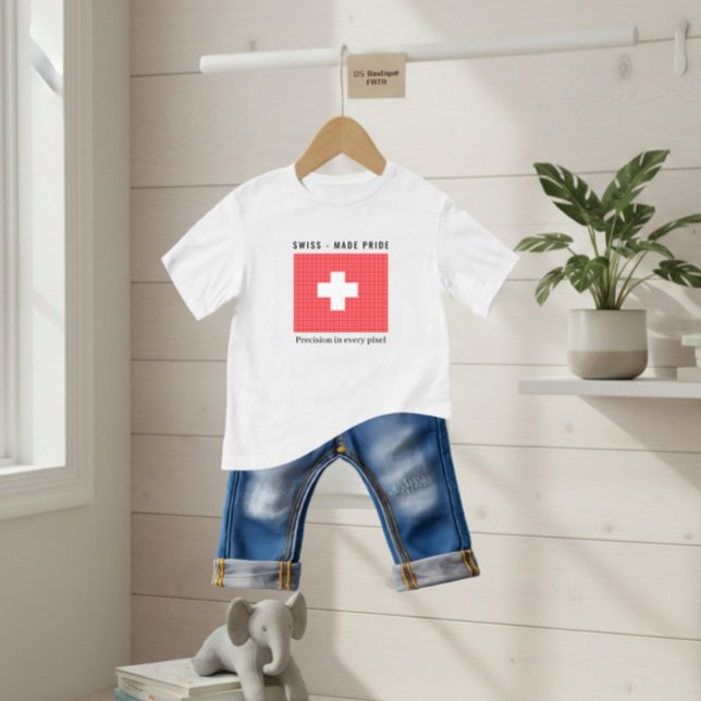 Flag of Switzerland Baby T-Shirt (Creator Uploaded)