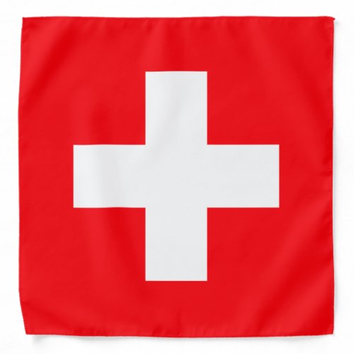 Flag of Switzerland Bandana