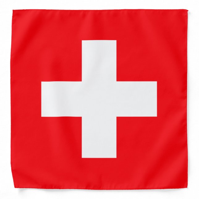 Flag of Switzerland Bandana (Front)