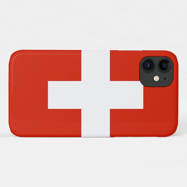 Flag of Switzerland Case-Mate iPhone Case (Back (Horizontal))