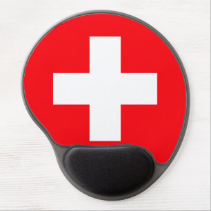 Flag of Switzerland Gel Mouse Pad