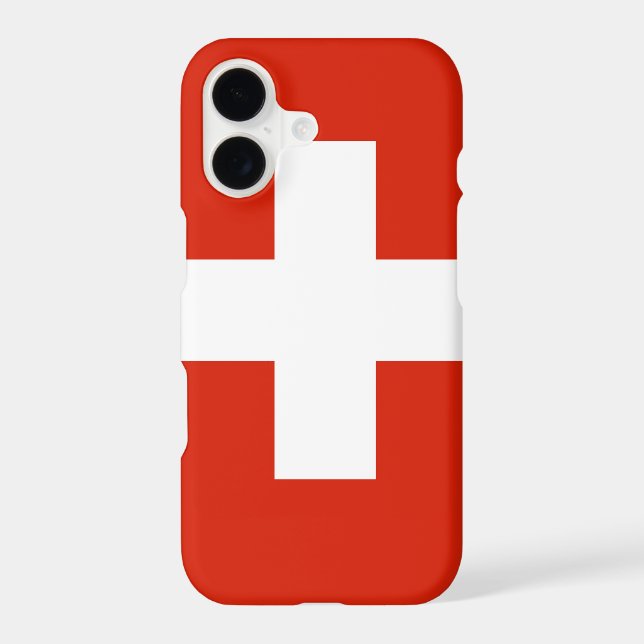 Flag of Switzerland Iphone Case (Back)