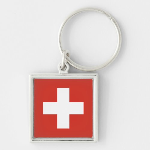 Flag of Switzerland Keychain