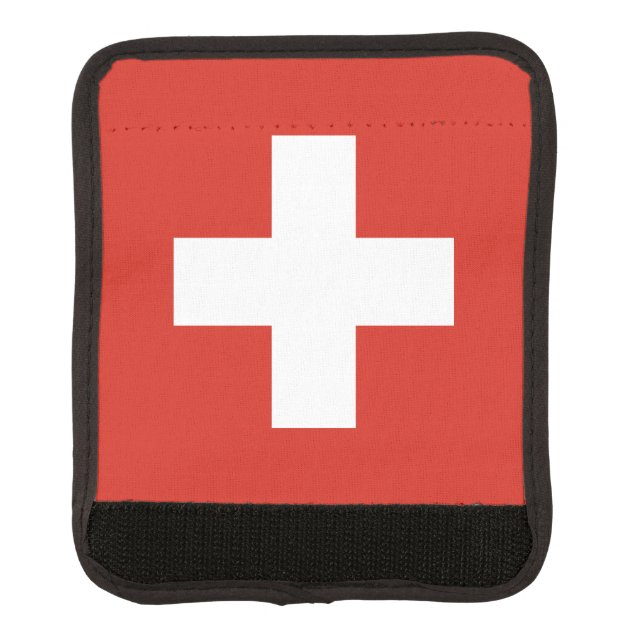 Flag of Switzerland Luggage Handle Wrap (Front)