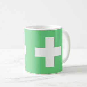 Flag of Switzerland modified - Switzerland - Suiss Coffee Mug