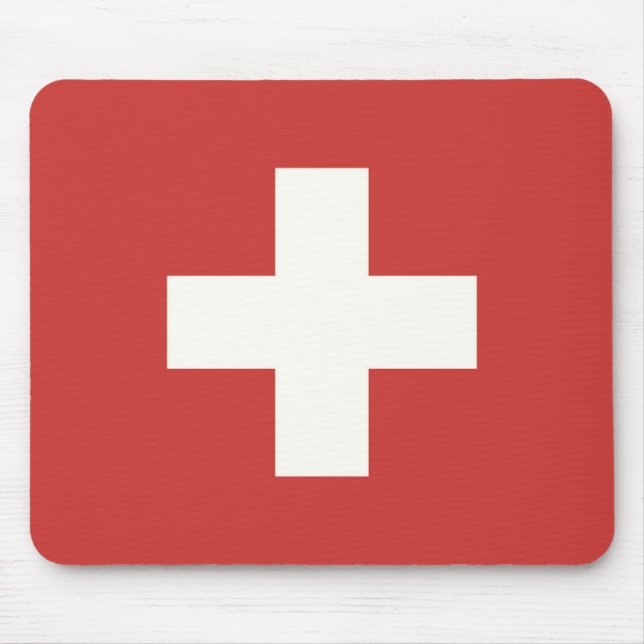 Flag of Switzerland Mouse Pad (Front)