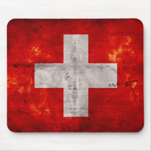 Flag of Switzerland Mouse Pad