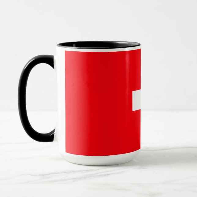 Flag of Switzerland Mug (Left)