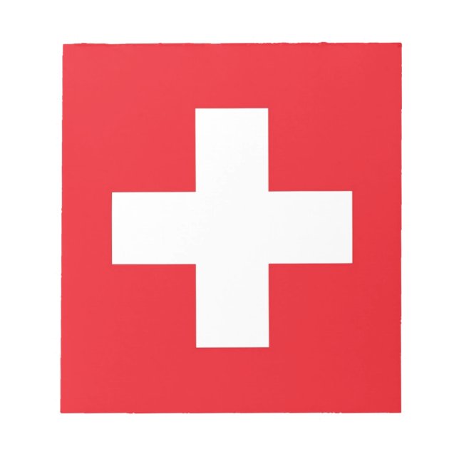 Flag of Switzerland Notepad (Front)