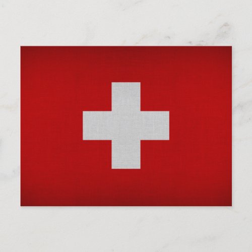 Flag of Switzerland Postcard