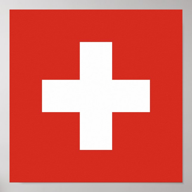 Flag of Switzerland Poster (Front)