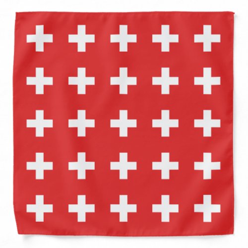 Flag of Switzerland _ Switzerland _ Suisse _ Svizz Bandana