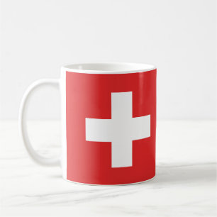 Flag of Switzerland - Switzerland - Suisse - Svizz Coffee Mug