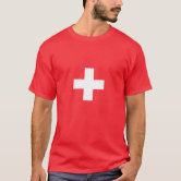 Switzerland Swiss Flag T-Shirt. T-Shirt | Zazzle